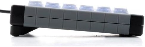 X-keys XK-8 لوحات مفاتيح KVM قابلة للبرمجة عبر USB (8 مفاتيح، رمادي) in Kuwait