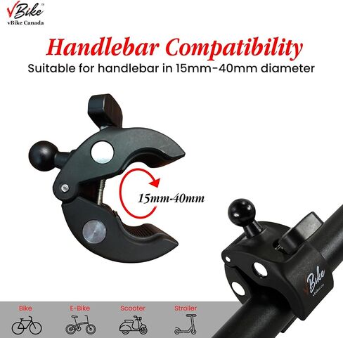 Motorcycle Phone Mount, Bike Phone Holder, Scooter, Golf Cart, Bicycle, Stroller, Harley, MTB, and ATV Handlebar, Anti Vibration Heavy-Duty 360° Mount for iPhone & Samsung 4.7-7.0" Cell Phones in Saudi Arabia