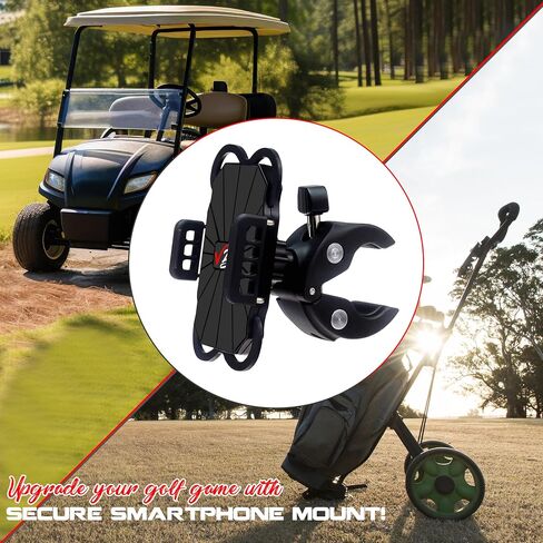 Motorcycle Phone Mount, Bike Phone Holder, Scooter, Golf Cart, Bicycle, Stroller, Harley, MTB, and ATV Handlebar, Anti Vibration Heavy-Duty 360° Mount for iPhone & Samsung 4.7-7.0" Cell Phones in Saudi Arabia
