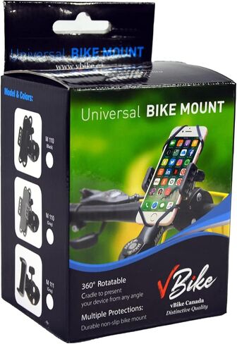 Motorcycle Phone Mount, Bike Phone Holder, Scooter, Golf Cart, Bicycle, Stroller, Harley, MTB, and ATV Handlebar, Anti Vibration Heavy-Duty 360° Mount for iPhone & Samsung 4.7-7.0" Cell Phones in Saudi Arabia