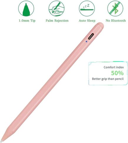 iPad Air 5th Generation Pencil Apple iPad Pen 9th Generation with Palm Rejection Active Stylus Pen for iPad Air 5th/4th,iPad Pro 12.9/11 Inch,iPad 10th/9th/8th/7th/6th,iPad Mini 6 Pencil Black in Saudi Arabia