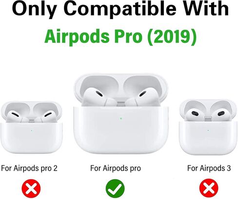 تصميم نمط الرسوم المتحركة لغطاء حافظة AirPods Pro مع سلسلة مفاتيح، رسوم متحركة لطيفة متوافقة مع حافظة AirPods Pro، حافظة سماعة رأس من السيليكون الناعم الواقية بالكامل ومضادة للصدمات in Kuwait