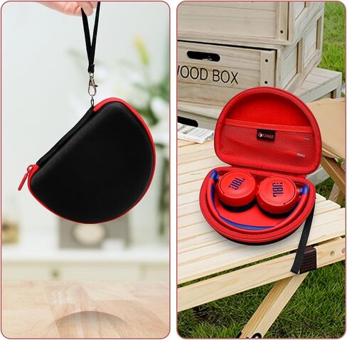 حافظة XANAD EVA صلبة لسماعات الرأس اللاسلكية JBL JR300BT / Jr310BT، Sony MDR-ZX110 / MDRZX110NC / MDR-ZX310AP - وردي in Saudi Arabia