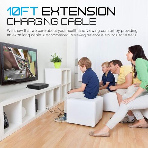 وحدة تحكم Fosmon Xbox One بقدرة 1000 مللي أمبير في الساعة، حزمة بطارية قابلة لإعادة الشحن (عبوة واحدة) مع كابل شحن Micro USB بطول 10 أقدام لوحدة تحكم Xbox One S/X/Elite، تعمل أيضًا مع Fosmon Dock C-10659/C-10709 in Kuwait