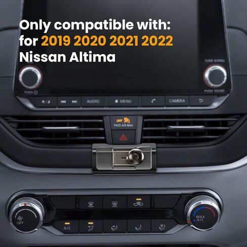 ELOHEI for Nissan Altima Phone Holder with Custom Base, Car Phone Mount for 2019-2022 Nissan Altima Accessories, Hands Free Altima Phone Mount Mount for 4.7-7 in Phones(HE05) in Saudi Arabia