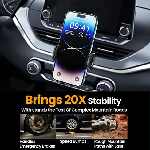 ELOHEI for Nissan Altima Phone Holder with Custom Base, Car Phone Mount for 2019-2022 Nissan Altima Accessories, Hands Free Altima Phone Mount Mount for 4.7-7 in Phones(HE05) in Saudi Arabia