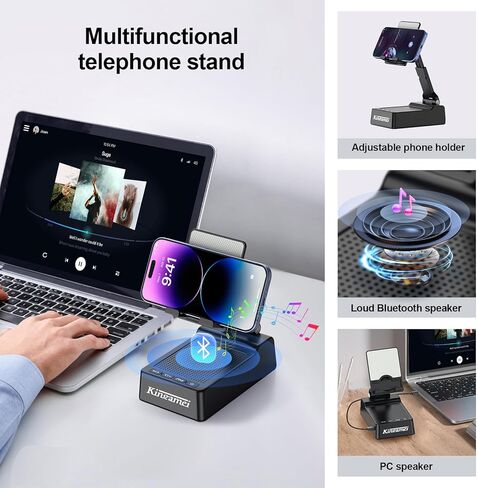 Gifts for Men Father Birthday - Speaker Phone Holder Bluetooth Amplifier Husband Wedding Dad Christmas Ideal Useful Gift Boyfriend Desktop Cool Gadgets Technology Men's Sense Gift in Kuwait