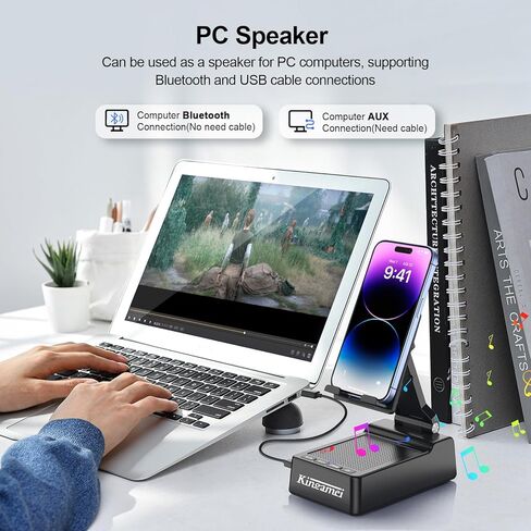 Gifts for Men Father Birthday - Speaker Phone Holder Bluetooth Amplifier Husband Wedding Dad Christmas Ideal Useful Gift Boyfriend Desktop Cool Gadgets Technology Men's Sense Gift in Kuwait