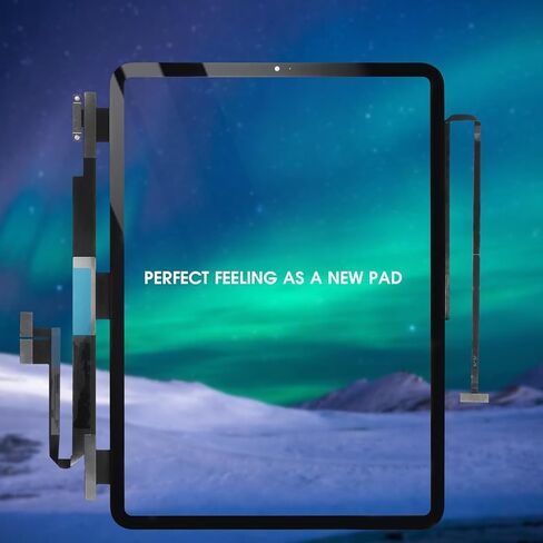 شاشة لمس لجهاز iPad Pro 11 بديل شاشة اللمس الثانية لجهاز iPad Pro 11 الجيل الأول 2018 محول رقمي A1980 A2013 A1934 A1979 زجاج مع مجموعات إصلاح (أسود، وليس شاشة LCD) in Saudi Arabia