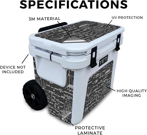 Glossy Glitter Skin Compatible with Yeti Roadie 32 Wheeled Cooler - Antique Purple - Premium 3M Vinyl Protective Wrap Decal Cover - Easy to Apply | Crafted in The USA by MightySkins in Saudi Arabia