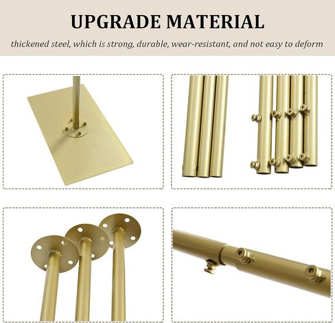 Professional Backdrop Stand Pipe Kit,10'x10' Heavy Duty Background Support System Curtain Frame Telescopic with Steel Base for Wedding Party Photography Trade Show Display in Saudi Arabia