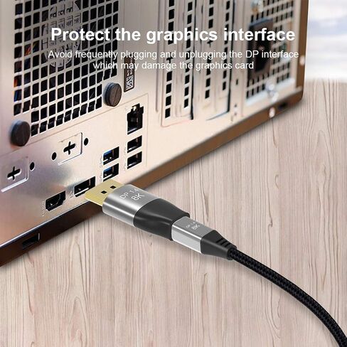 chenyang Standard DisplayPort Male to Mini DP DisplayPort Female Adapter for Displays PC Laptops Monitors in Saudi Arabia