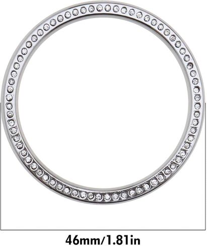 Watch Bezel Ring Compatible with Galaxy Watch 4 Anti Scratch Protection Case Bezel Loop Adhesive Cover Diamond Decorative Watch Accessory in Saudi Arabia