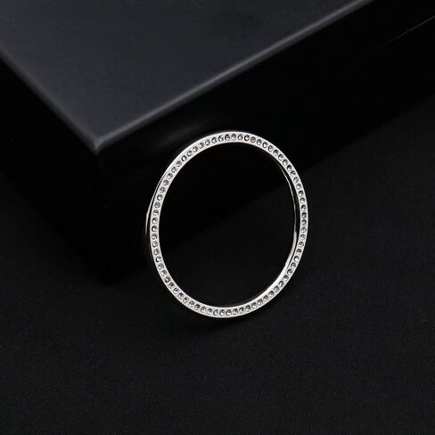 Watch Bezel Ring Compatible with Galaxy Watch 4 Anti Scratch Protection Case Bezel Loop Adhesive Cover Diamond Decorative Watch Accessory in Saudi Arabia