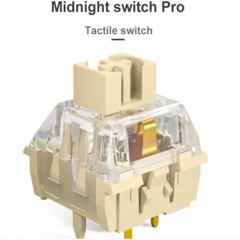 المتجر الرسمي لوحة المفاتيح الميكانيكية التبديل منتصف الليل برو Keystem DIY اللمس بطانة 5PIN (110PCS، اللمس) in Kuwait