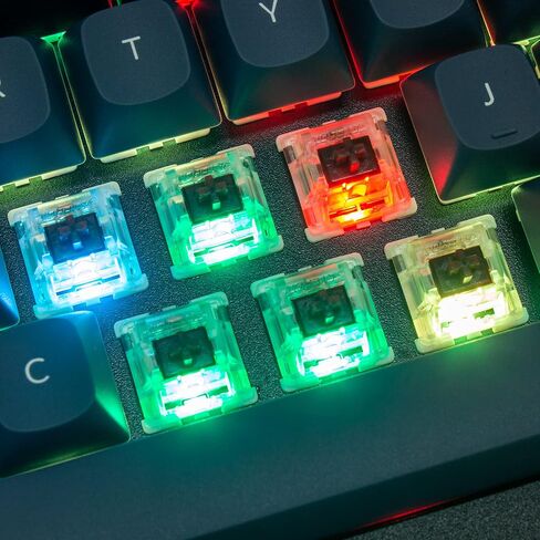 Keychron Q7 Wired Custom Mechanical Keyboard, 70% Layout QMK/VIA Programmable Macro with Hot-swappable Gateron G Pro Brown Switch Double Gasket Compatible with Mac Windows Linux (Black) in Kuwait