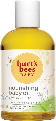 زيت الأطفال المغذي للأطفال من بيرتس بيز، 100% طبيعي المنشأ للعناية ببشرة الأطفال - زجاجة بحجم 118 مل in Kuwait