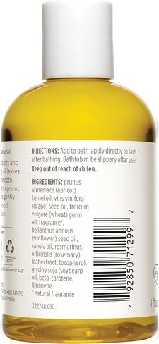 زيت الأطفال المغذي للأطفال من بيرتس بيز، 100% طبيعي المنشأ للعناية ببشرة الأطفال - زجاجة بحجم 118 مل in Kuwait