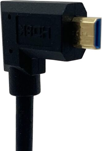 Halokny 8K Micro HDMI to Micro HDMI Cable,1Ft 8K@60hz Micro HDMI Male to Micro HDMI Male High Speed Cord for Gopro Cameras Small HD Monitors (Micro HDMI to Micro HDMI (down)) in Saudi Arabia