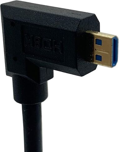 Halokny 8K Micro HDMI to Micro HDMI Cable,1Ft 8K@60hz Micro HDMI Male to Micro HDMI Male High Speed Cord for Gopro Cameras Small HD Monitors (Micro HDMI to Micro HDMI (down)) in Saudi Arabia