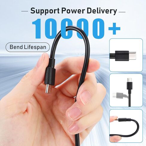 100 Pack USB Type C Cable Bulk Black Fast Charging Cable 3A Cable Charger Cord Compatible with Samsung Galaxy S10 S9 S8 S20 S21 S23 Plus A52 A21 A32 A11 Note 10 9 8 PS5 Controller (3.3ft) in Saudi Arabia