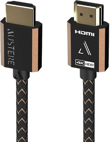 AUSTERE III Series Certified Premium 4K HDMI Cable 2.5m, 4K HDR, High Fidelity ARC, Gold Contacts & High Speed Flex Cable, 18Gbps for 4K60 on PS5, Xbox Series X, Apple TV, Blu Ray, Dolby Vision Atmos in Saudi Arabia