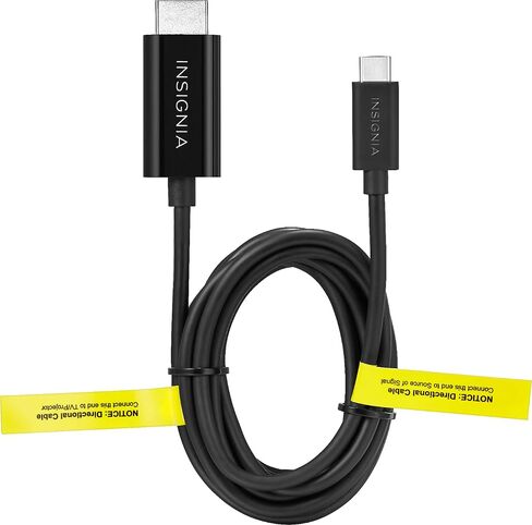 INSIGNIA 6’ USB-C to HDMI Cable - Black - Model: NS-PCKCH6 in Saudi Arabia