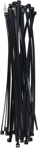 Heyiarbeit Zip Ties 6 بوصات، 200 قطعة من أربطة كابل النايلون، أربطة بسحاب أسود، أربطة بسحاب من البلاستيك الفاخر، أربطة سلكية ذاتية القفل، لفافات سلكية للمنزل والمكتب والحديقة وورشة عمل المرآب in Saudi Arabia