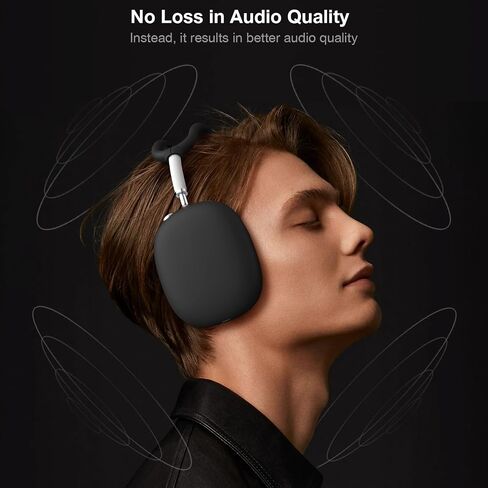 أغطية حافظة من السيليكون 7 في 1 من BRG لأجهزة AirPods Max، أغطية وسادات الأذن مقاومة للعرق / أغطية أكواب الأذن / غطاء عصابة الرأس لسماعات AirPods Max، ملحقات واقيات ناعمة لأجهزة Apple AirPods Max in Kuwait