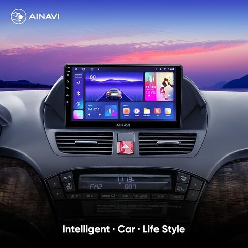 Android 12 Car Stereo Upgrade Radio for Honda Acura MDX 2007-2013 DSP Auto Stereo (3GB+32GB) Wireless Apple CarPlay GPS Navigation 5G WiFi Bluetooth Replacement Installation Kit in Saudi Arabia