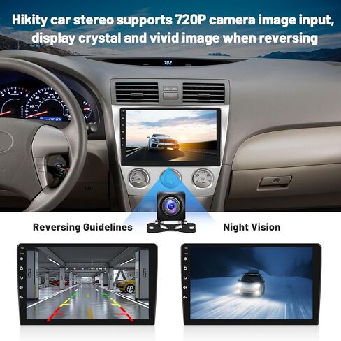 [2G+64G] Android 13 Stereo Carplay for Toyota Camry 2006-2011 (Manual AC), 10.1 Touch Screen GPS Navigation Bluetooth Car Radio with Wireless Android Auto | Hi-Fi | Backup Camera in Kuwait