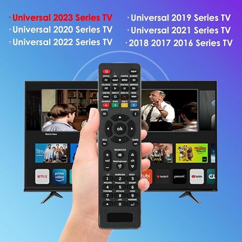 جهاز تحكم عن بعد عالمي لـ RCA، Westinghouse، Emerson، LG، Samsung، Insignia، Magnavox، Element والمزيد من العلامات التجارية جهاز التحكم عن بعد العالمي للتلفزيون (RC-G008) in Kuwait