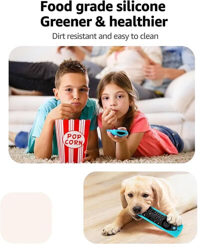 [3-Pack] Climberer Firetv Glow-in-The-Dark Remote Covers for Toshiba/Insignia Fire 4k max Remote NS-RCFNA-21 2021-2024 Durable Silicone Cases with Glowing Feature & Attached Lanyards (Macaron) in Saudi Arabia