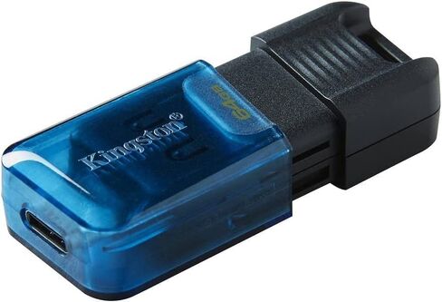 Kingston 2 Pack 64GB DataTraveler 80 M Flash Drive DT80M/64GB - حزمة مع 2 كل شيء ما عدا سترومبولي in Saudi Arabia