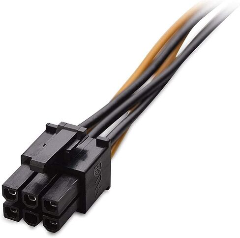 5pcs 6 Pin 15 SATA 15-Pin Male to 6 Pin PCI-Express Female Video Card 6 Pin SATA Power Adapter Cable(20CM/8inch) in Saudi Arabia