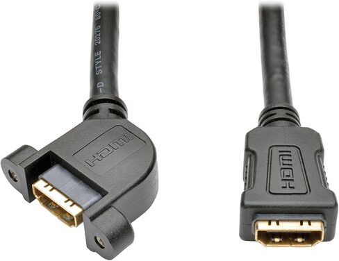 TRIPP LITE P569-001-FF-APM كابل HDMI عالي السرعة مع لوحة إيثرنت للفيديو والصوت F/F 1' in Saudi Arabia