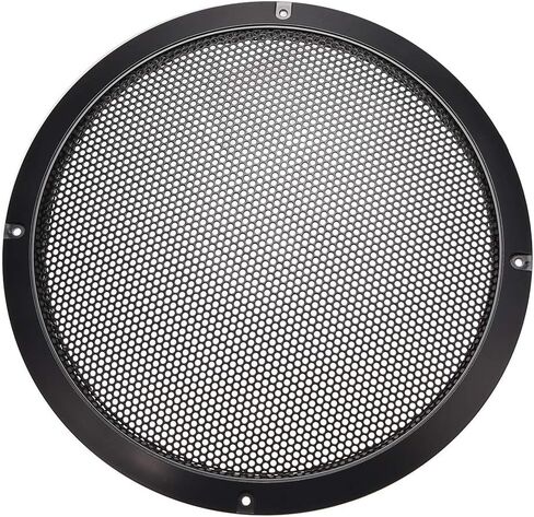 uxcell Speaker Grill Cover 10 Inch 275mm Mesh Decorative Circle Subwoofer Guard Protector Black in Saudi Arabia