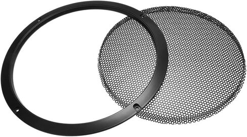 uxcell Speaker Grill Cover 10 Inch 275mm Mesh Decorative Circle Subwoofer Guard Protector Black in Saudi Arabia