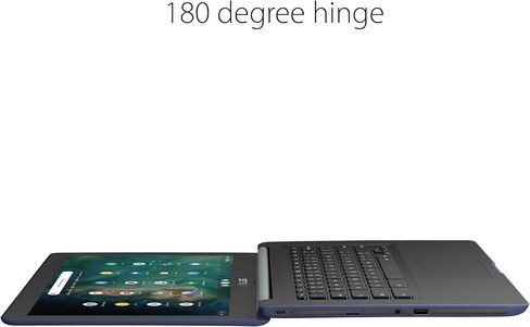 ASUS Chromebook C403 Rugged & Spill Resistant Laptop, 14.0" HD, 180 Degree, Intel Celeron N3350 Processor, 4GB RAM, 32GB eMMC, MIL-STD 810G Durability, Dark Blue, Chrome OS, (Renewed) in Saudi Arabia