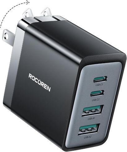 480W USB C Charger Block, Rocoren 10-Ports USB C Charging Station for Multiple Devices,PD 100W Type c Gan Fast Charger Station Multi USBC Charging Hub for Laptop MacBook HP iPad iPhone Samsung in Saudi Arabia