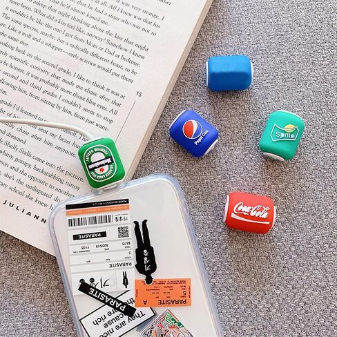 3D Cartoon Animal Cute Cable Protector Charger Cord Protector Charger Protector Charger Cord Saver for iPhone Charger for iPad (10PCS) in Kuwait