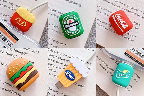 3D Cartoon Animal Cute Cable Protector Charger Cord Protector Charger Protector Charger Cord Saver for iPhone Charger for iPad (10PCS) in Kuwait