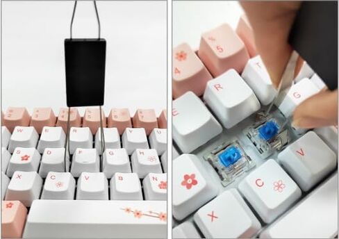 أداة إزالة غطاء المفتاح Keycap Puller لأدوات تثبيت لوحة المفاتيح الميكانيكية، متوافقة مع Logitech G413 SE/G613/G915/G213 Corsair K100/K70 in Kuwait