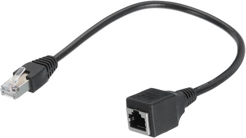 MECCANIXITY Male to Female 5e Network Cable Extension Wire 30CM Length for Home Office Networks in Saudi Arabia