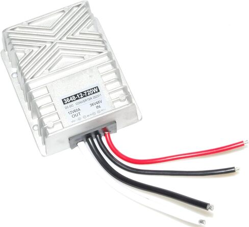 DC-DC 12V 60A محول تنحى باك وحدة 36V 48V (30-60V) إلى 12V 60A 720W محول طاقة مقاوم للماء (36V 48V إلى 12V 60A) in Saudi Arabia