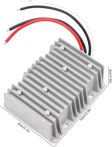 Walfront DC Voltage Regulator 48V to 13.8V 30A for Car Step Down Up Transformer IP68 Buck Boost Converter Module WG48S13R830, Converter in Saudi Arabia