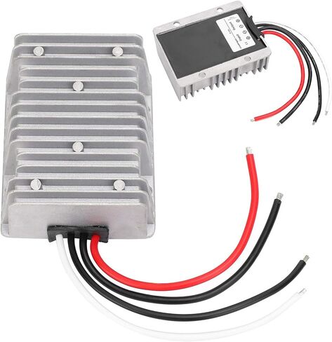 Walfront DC Voltage Regulator 48V to 13.8V 30A for Car Step Down Up Transformer IP68 Buck Boost Converter Module WG48S13R830, Converter in Saudi Arabia