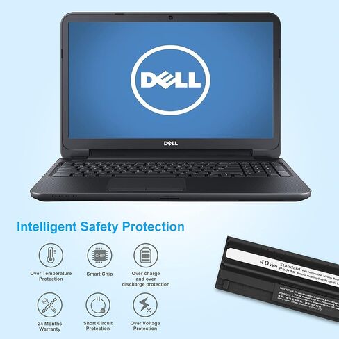 SLE-Tech 14.8V 40WH Dell M5Y1k Battery for Dell Inspiron 3451 3551 5558 5758 M5Y1K Vostro 3458 3558 Inspiron 14 15 3000 Series in Kuwait