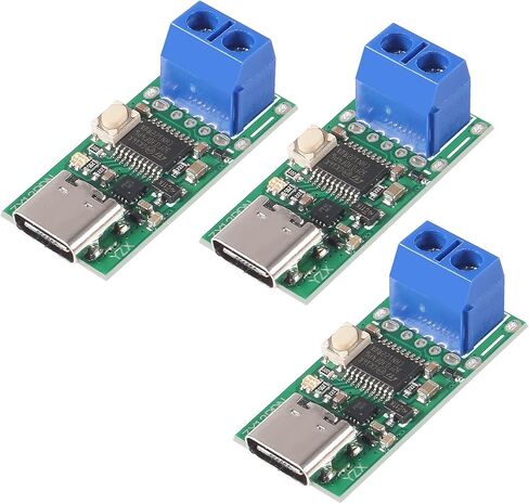 3PCS USB-PD USB-C Type-c PD3.0 PD2.0 to DC Scam Spoof Fast Charge Trigger Polling Detector Power Supply Regulator Module with Screw Polefor Terminal Notebook Power Supply Change Board Module in Saudi Arabia