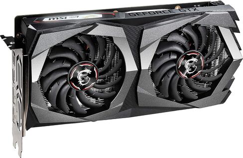 بطاقة رسومات MSI Gaming GeForce GTX 1650 128-Bit HDMI/DP 4GB GDRR5 HDCP تدعم DirectX 12 Dual Fan VR Ready OC (GTX 1650 Gaming X 4G) in Saudi Arabia